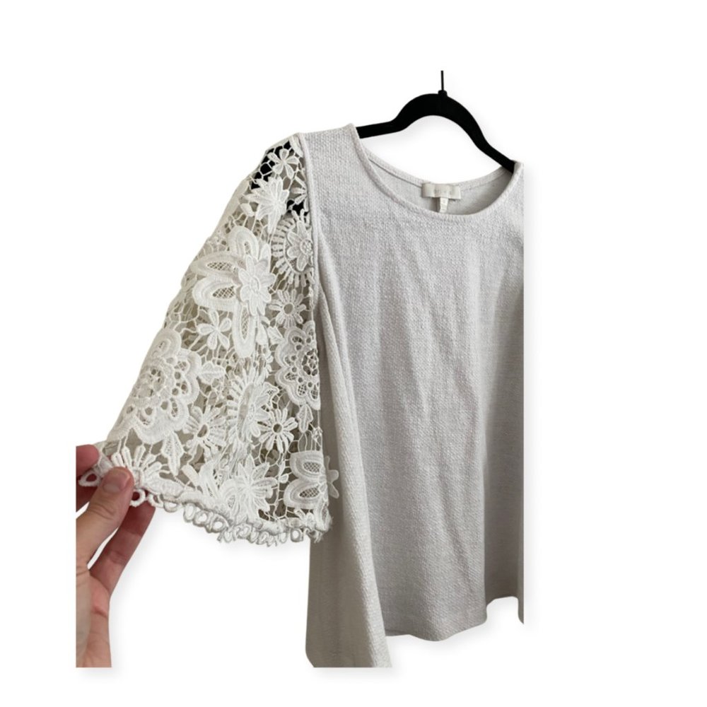 Anthropologie White Blouse